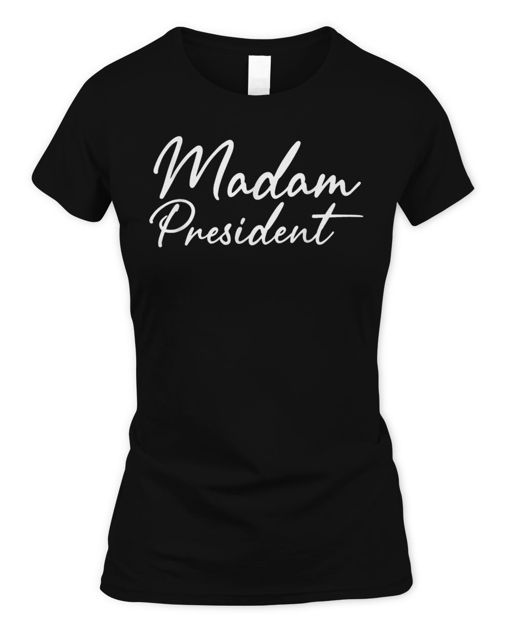 Madam President Feminine Script Shirt Women's Standard T-Shirt black s